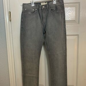 Club Monaco Men’s Slim Straight Jeans in Gray
